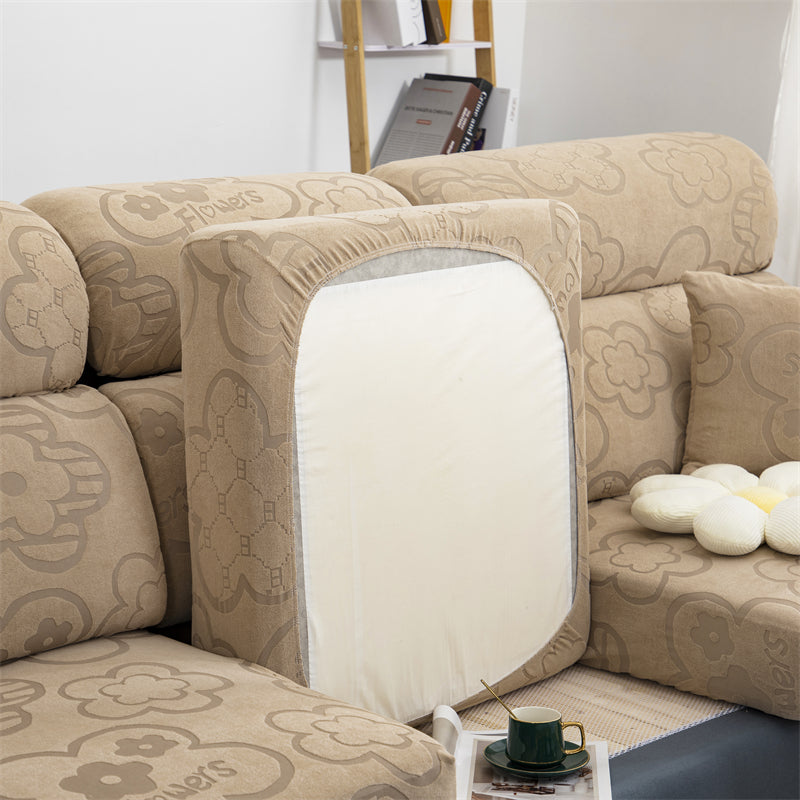 Slipcover KAS Sofa Cover Sunflower Seat Covers Elastic Dustproof Couch Cushion Cover - Ornate Home