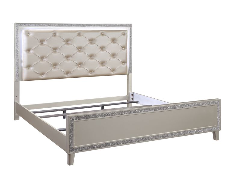 Sliverfluff Queen Bed - Ornate Home