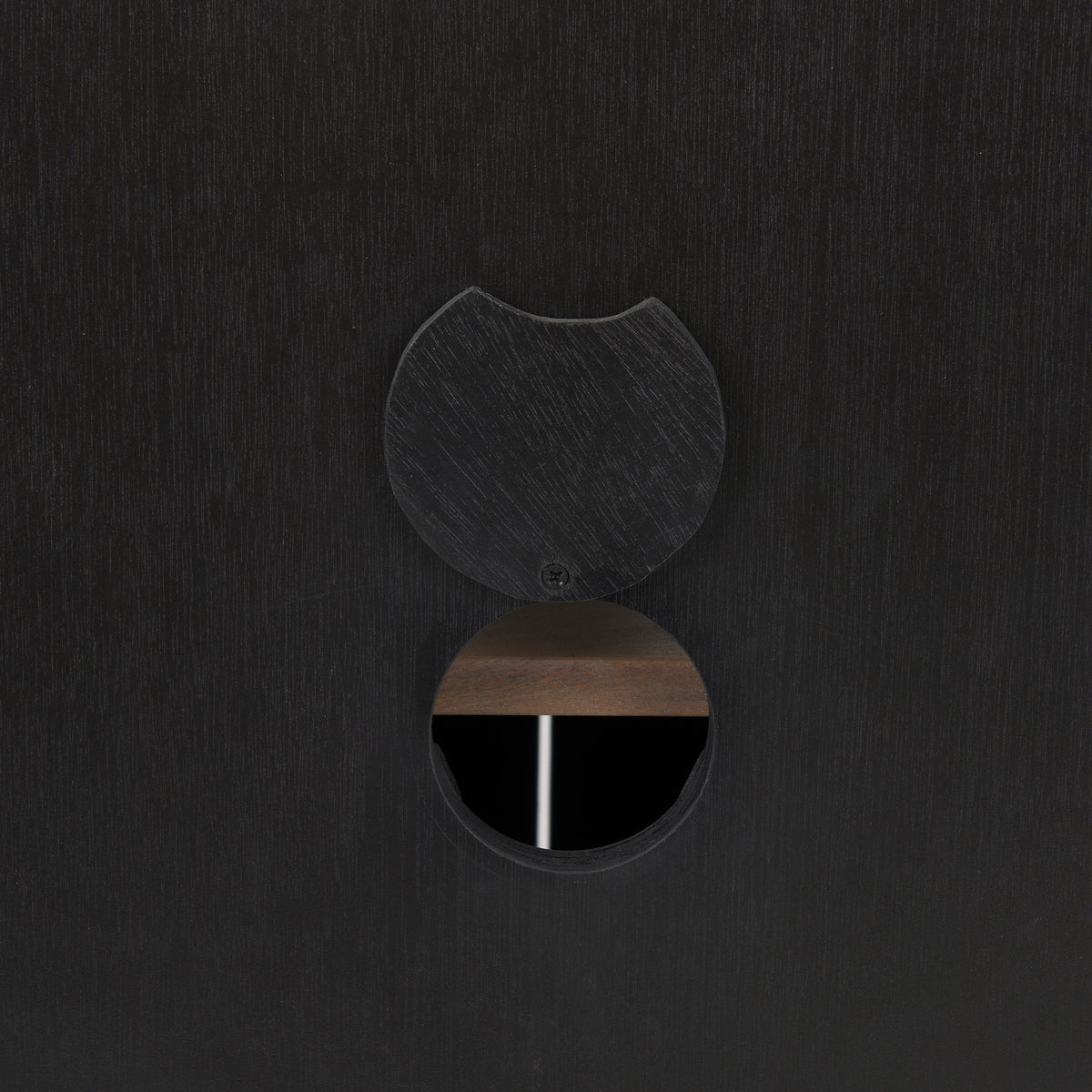 Sloan Black Wood Accent Cabinet - Ornate Home