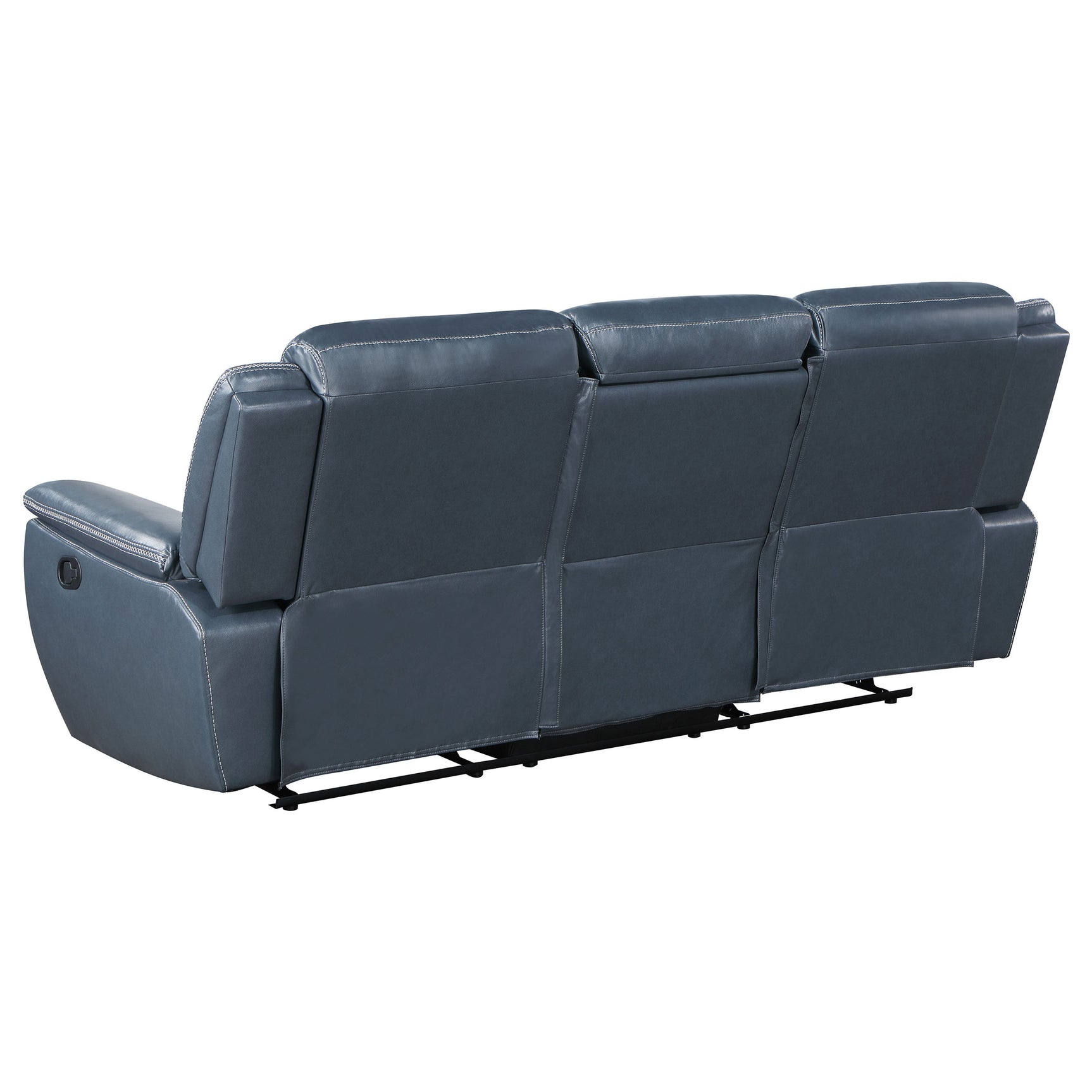 Sloane Blue 3-piece Upholstered Reclining Sofa Set - Ornate Home