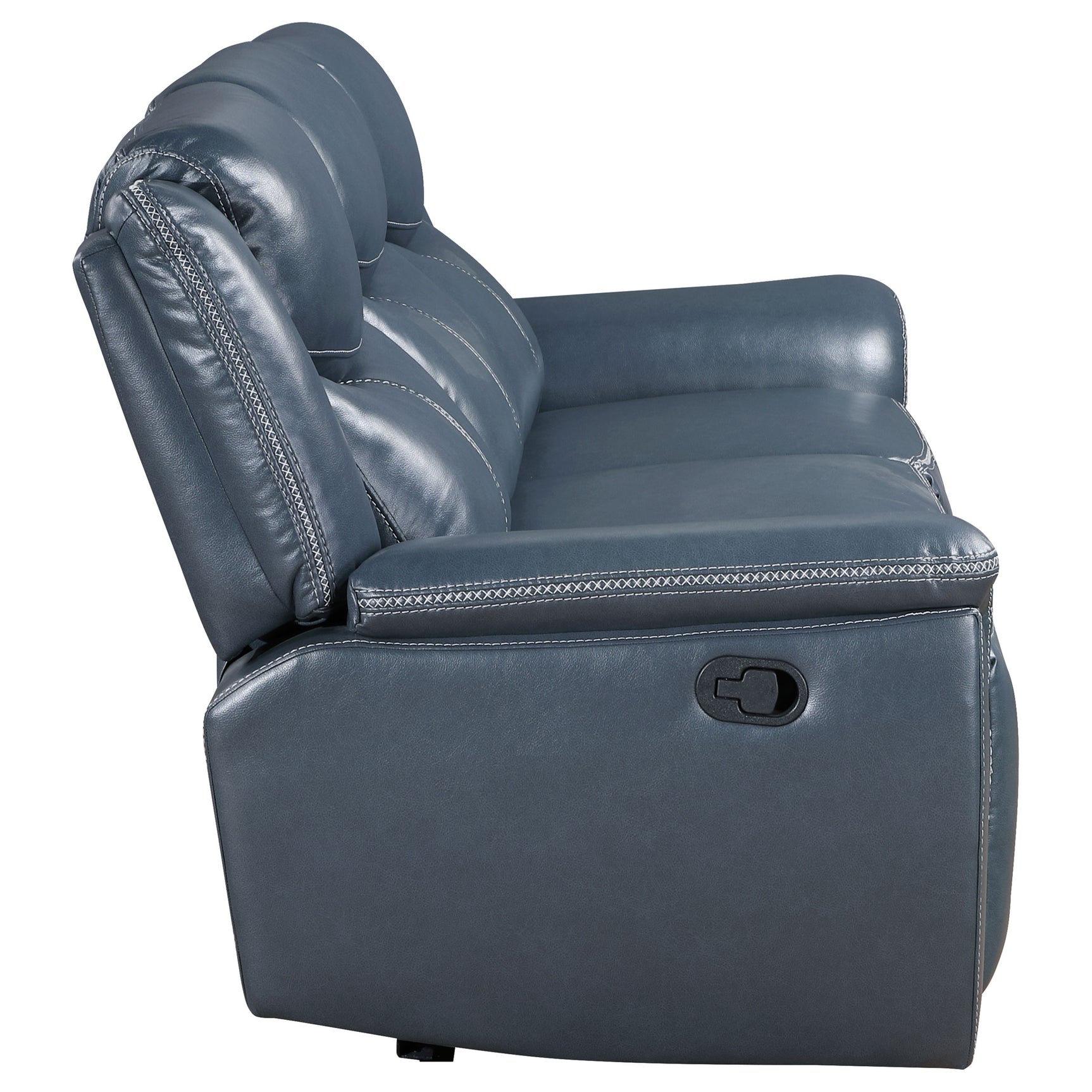 Sloane Blue Reclining Sofa - Ornate Home