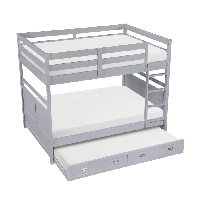 Sloane Gray Full Bunk Bed - Ornate Home