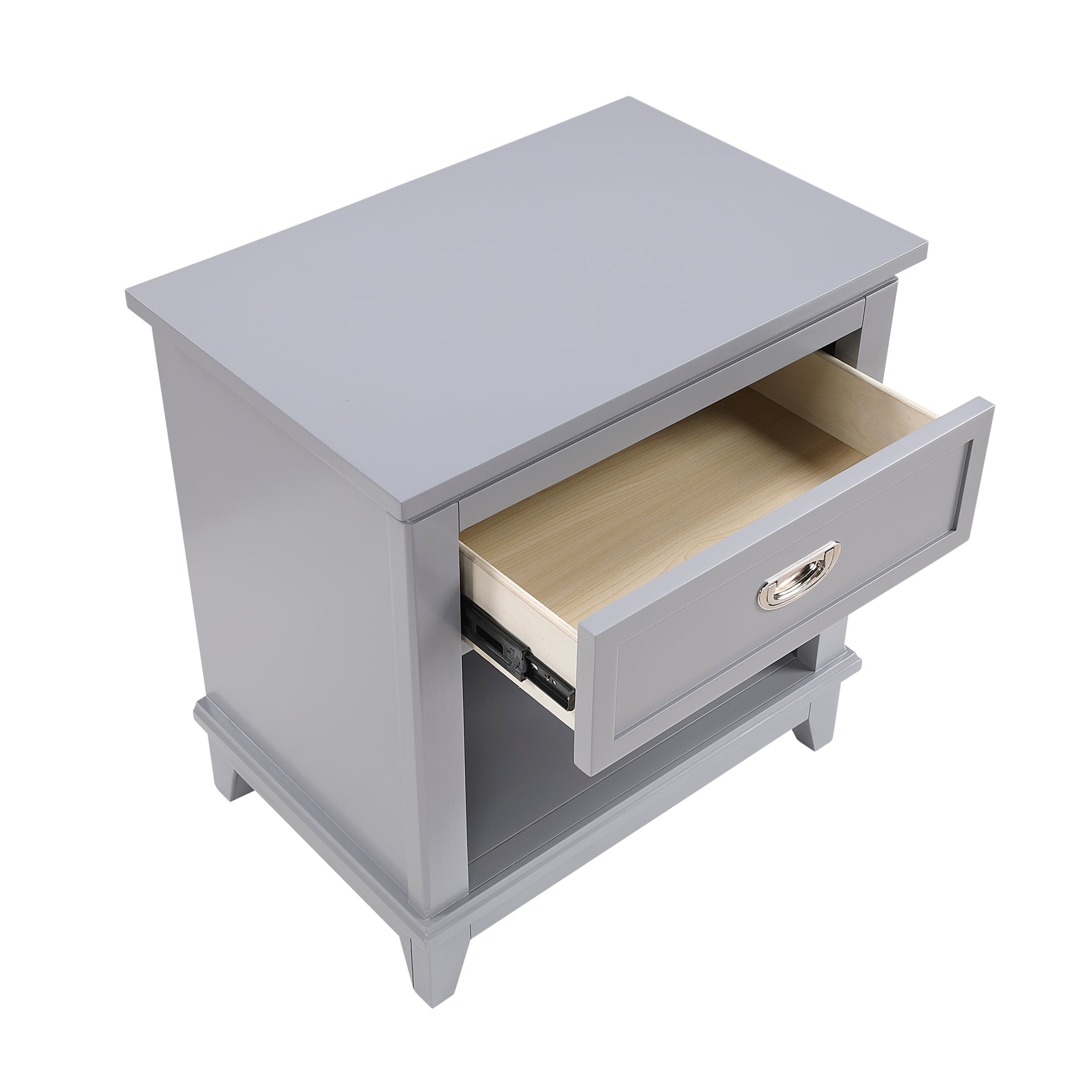 Sloane Gray Night Stand - Ornate Home