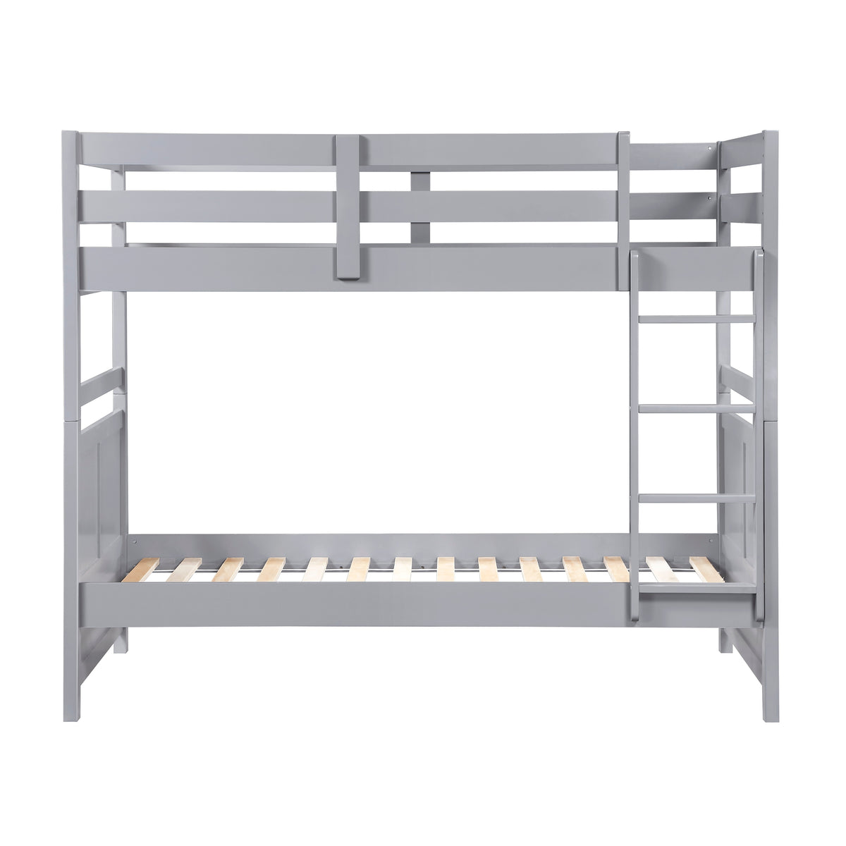 Sloane Gray Twin Bunk Bed - Ornate Home