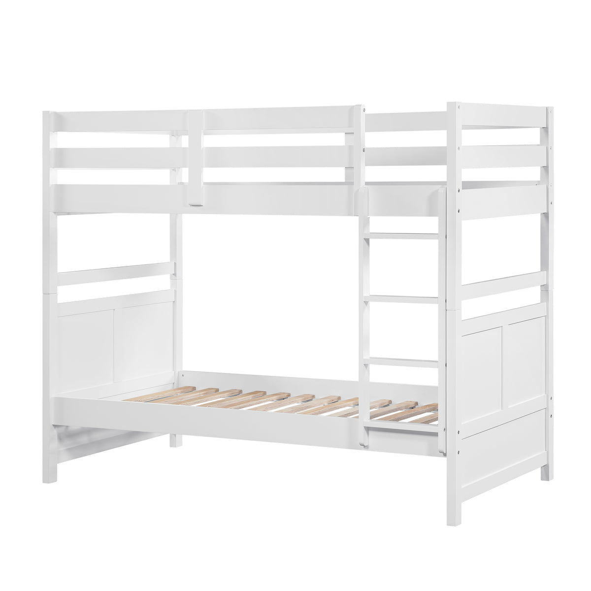 Sloane White Twin Bunk Bed - Ornate Home