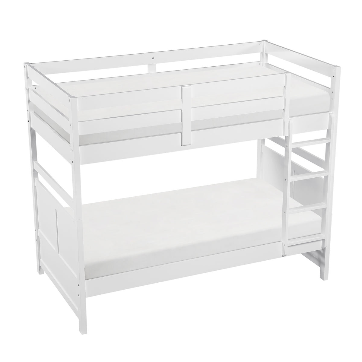 Sloane White Twin Bunk Bed - Ornate Home