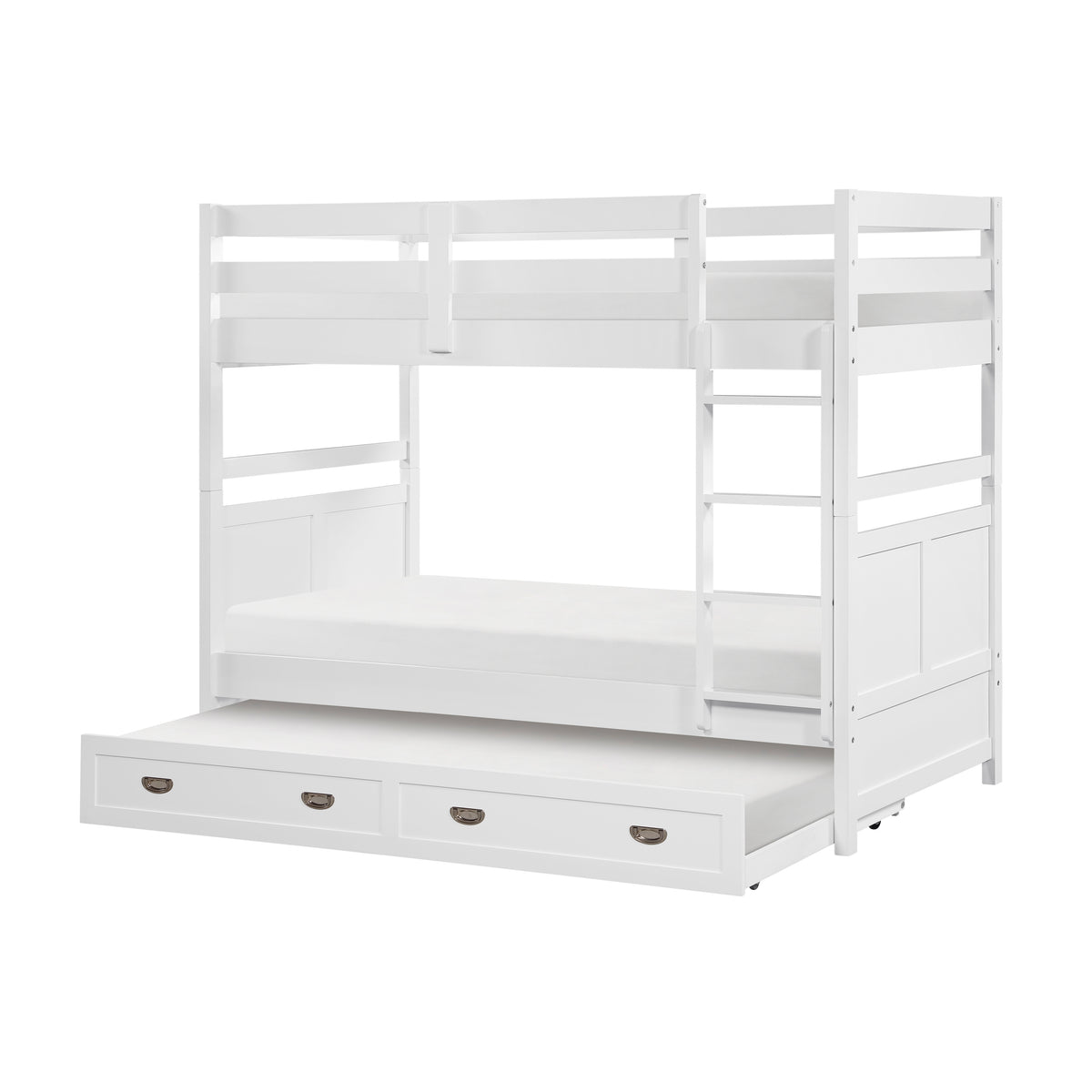 Sloane White Twin Bunk Bed - Ornate Home