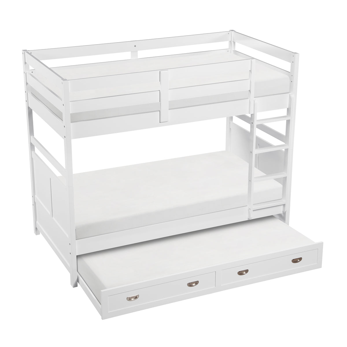 Sloane White Twin Bunk Bed - Ornate Home