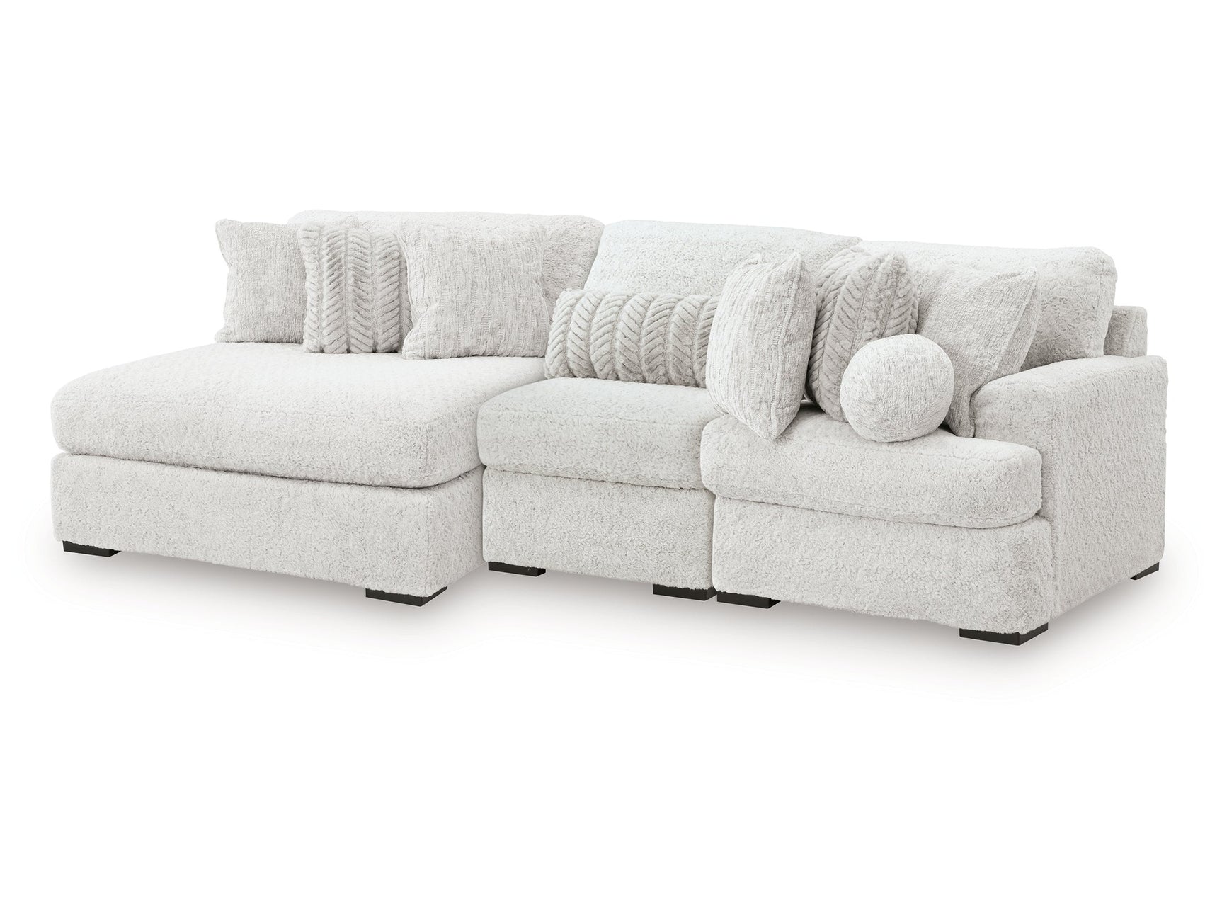 Snodoodle Arctic 3-Piece LAF Modular Sofa Chaise - Ornate Home