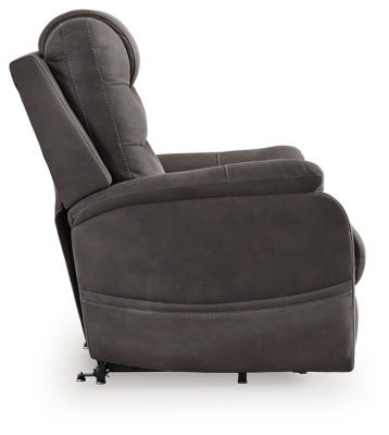 Snowfield Gunmetal Power Lift Recliner (Online Special Price) - Ornate Home