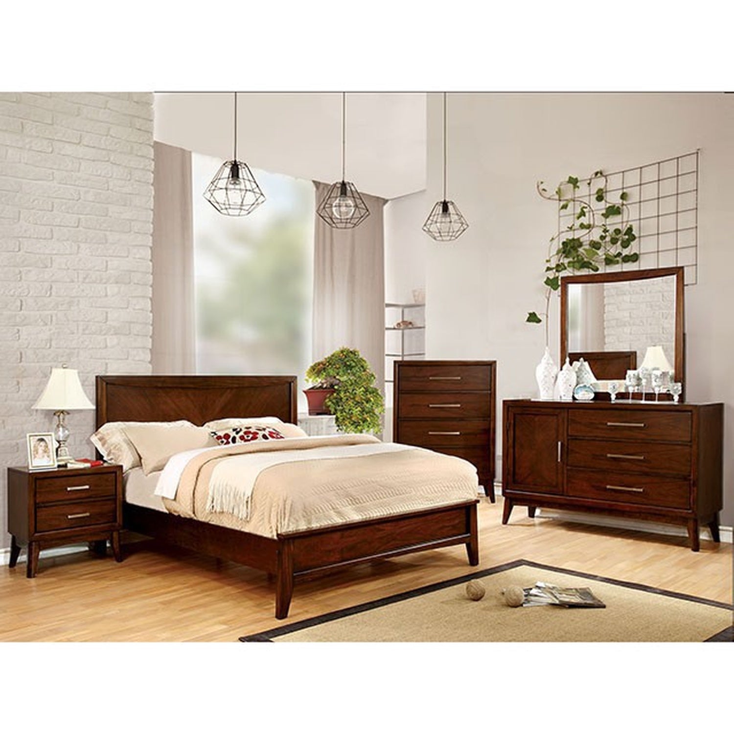 Snyder Brown Cherry Mirror - Ornate Home