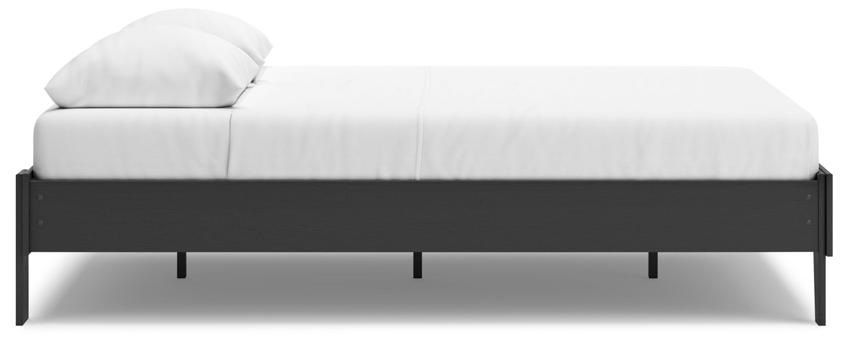 Socalle Black Queen Platform Bed (Online Special Price) - Ornate Home