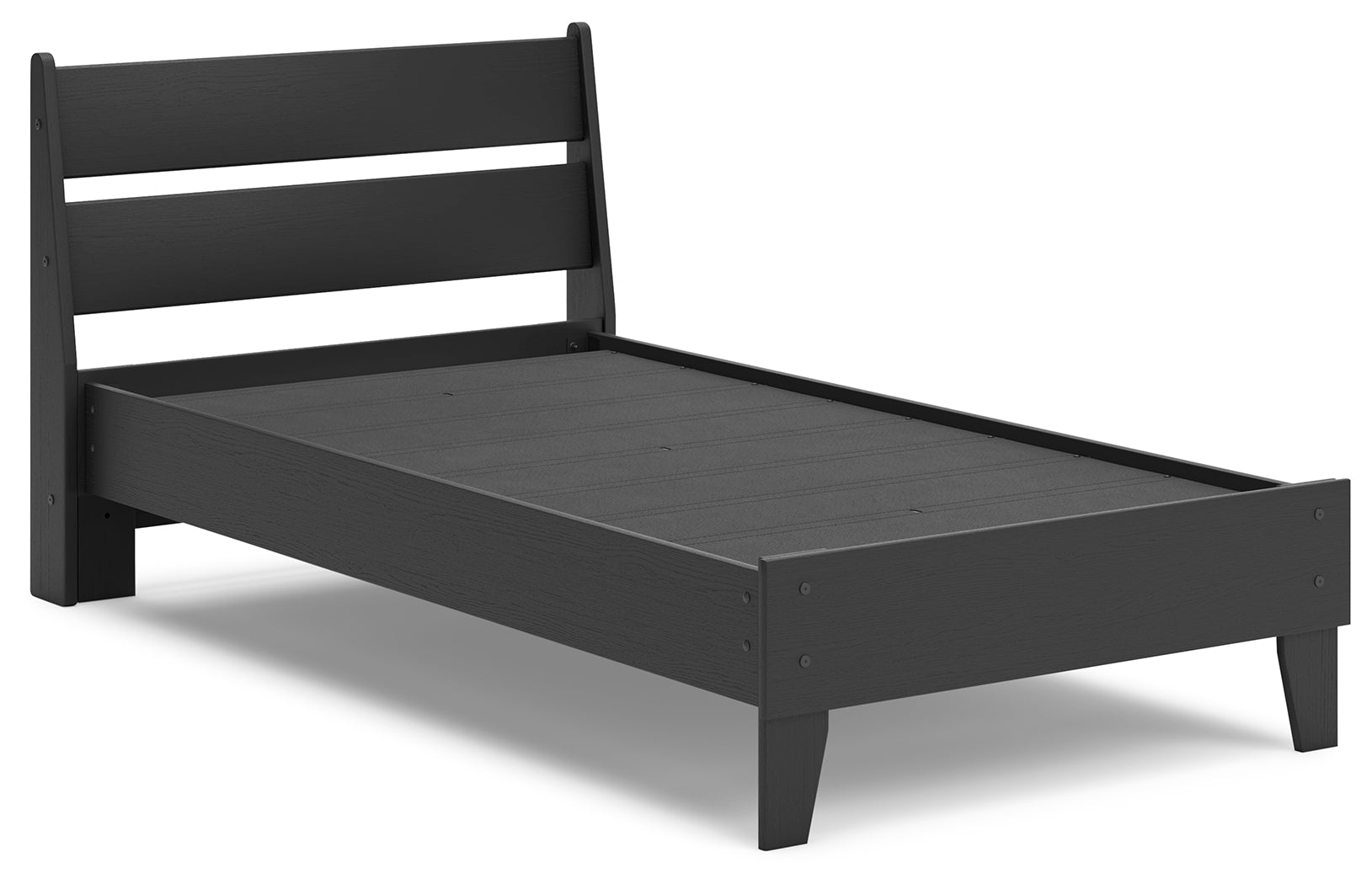 Socalle Black Twin Panel Platform Bed (Online Special Price) - Ornate Home