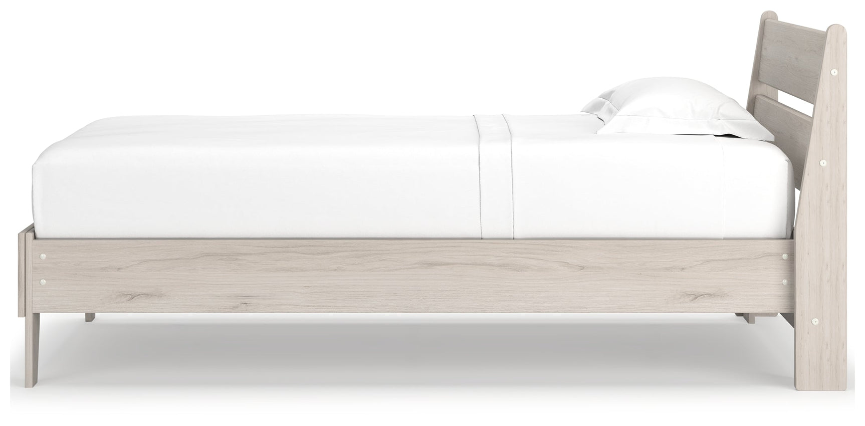 Socalle Natural Twin Panel Platform Bed (Online Special Price) - Ornate Home
