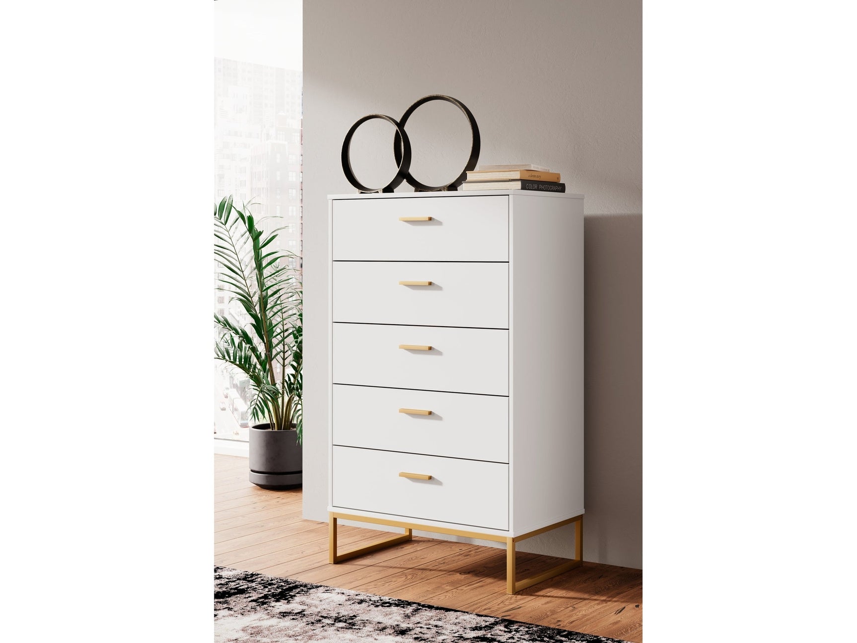 Socalle Two-tone Chest of Drawers (Online Special Price) - Ornate Home
