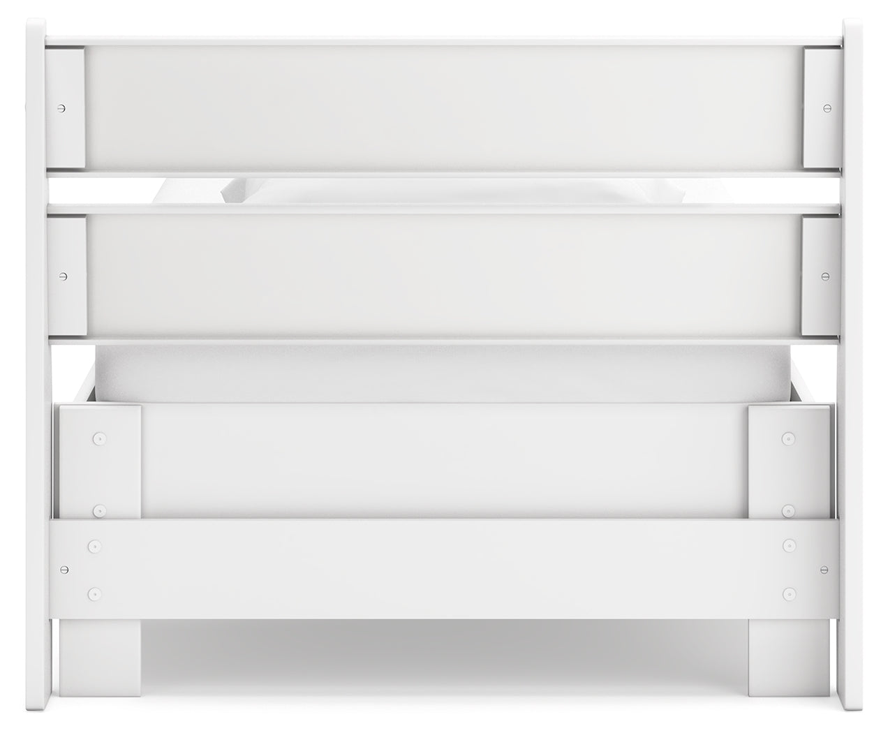 Socalle Two-tone Twin Panel Platform Youth Bed - Ornate Home