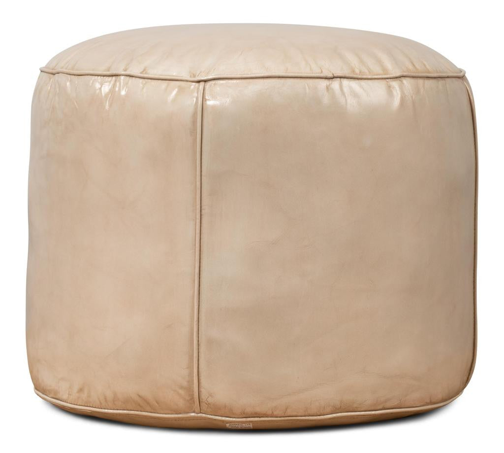 Soccerball Beige Stool - Ornate Home