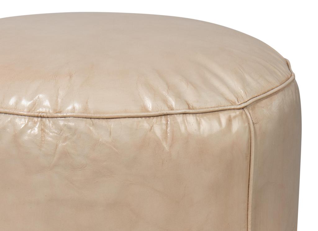 Soccerball Beige Stool - Ornate Home