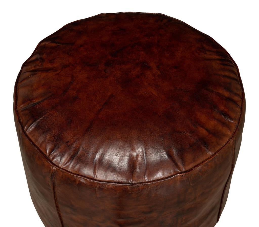 Soccerball Brown Stool - Ornate Home
