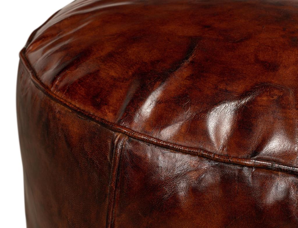 Soccerball Brown Stool - Ornate Home