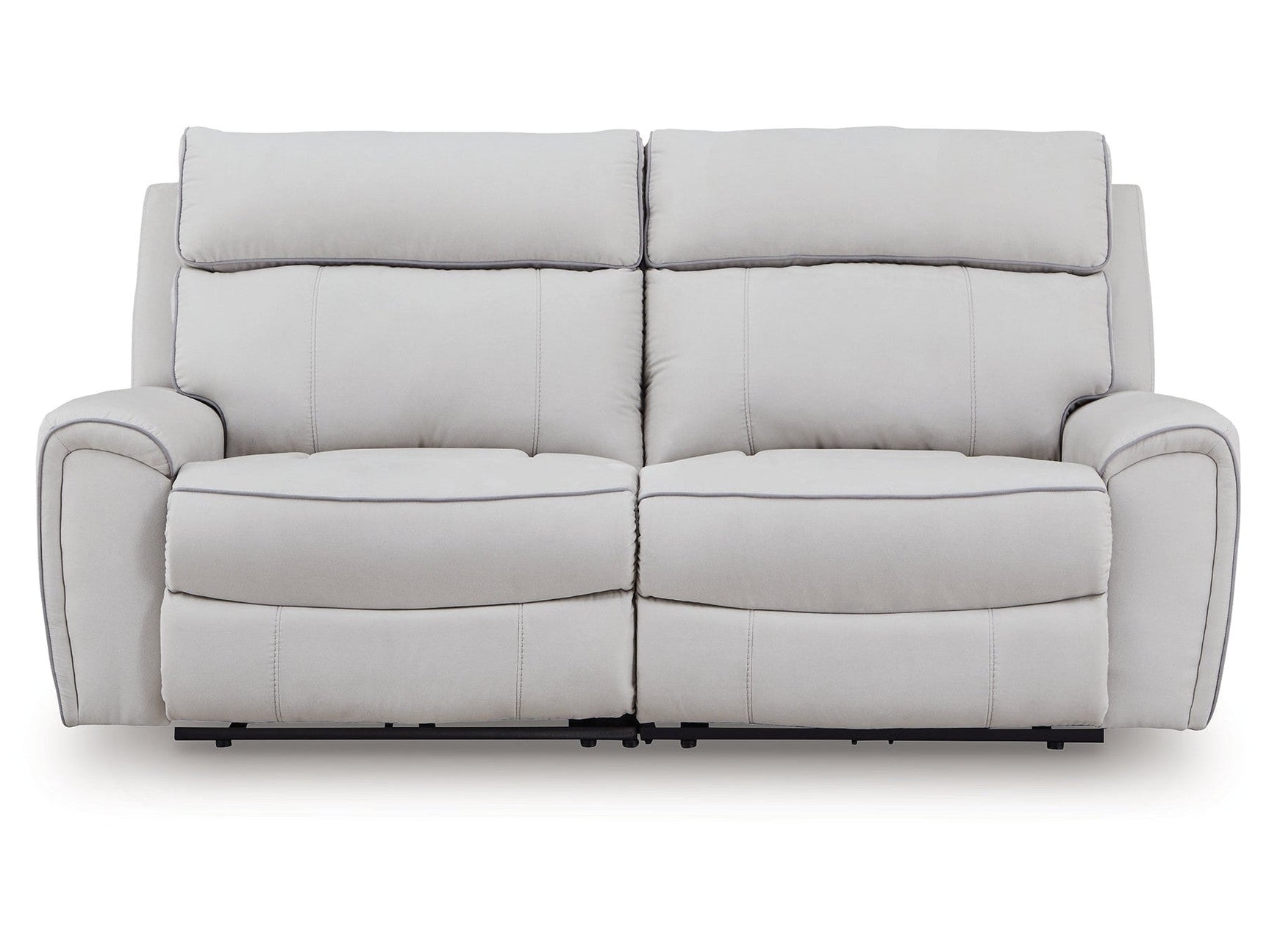 Social Pointe Pearl/Ash 2-Piece Reclining Loveseat (Online Special Price) - Ornate Home