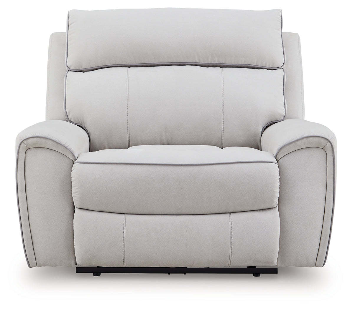 Social Pointe Pearl/Ash Power Recliner/ADJ Headrest (Online Special Price) - Ornate Home