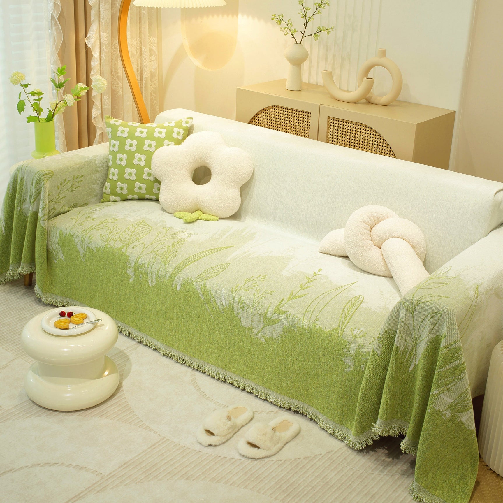 Sofa Cover Blanket for 1/2/3/4 Seat Couch Furniture Pet Protector Stylish Throws for Sectional Couch - Ornate Home