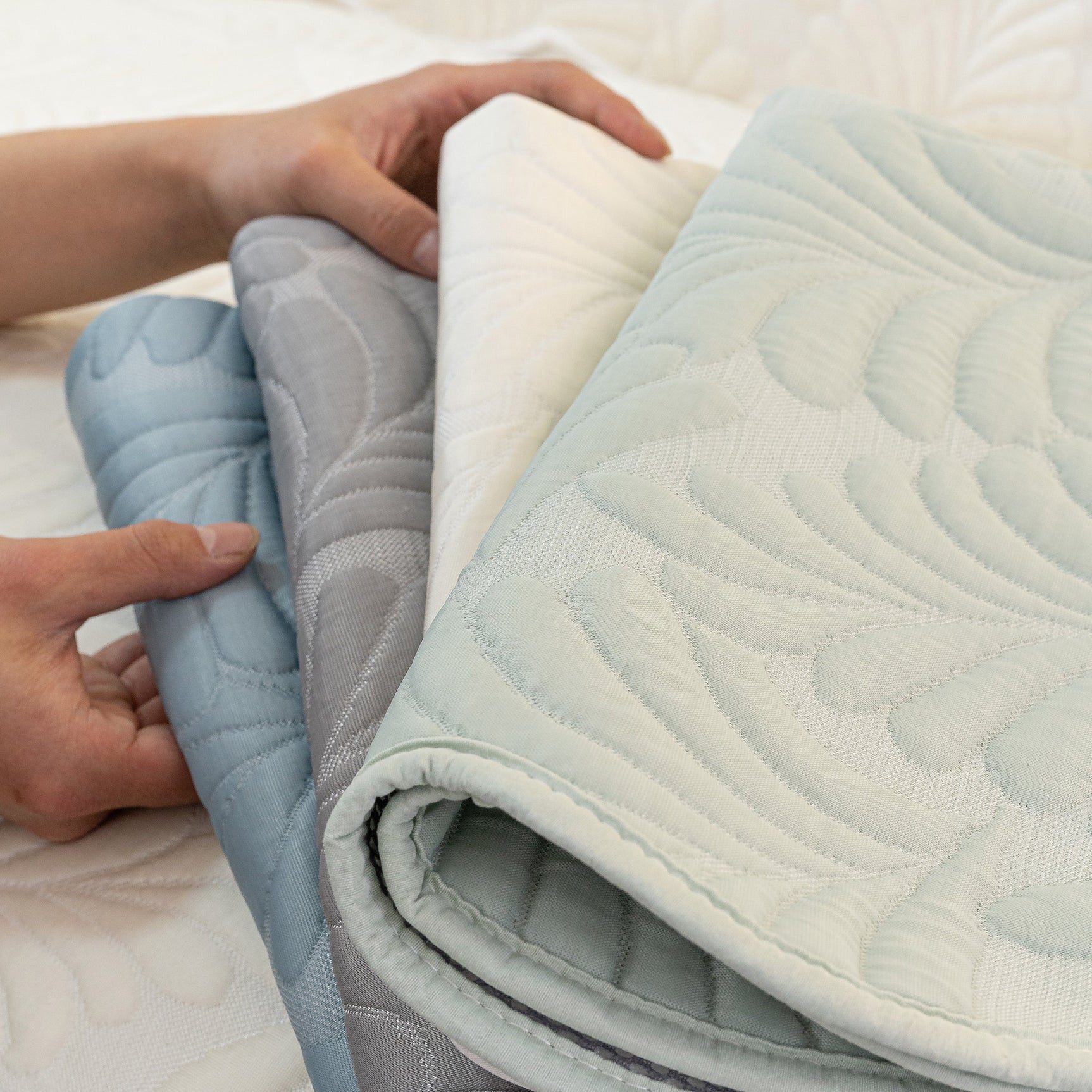 Sofa Cover for Leather & Fabric Couches, 3D Leaf Embossed Quilted Furniture Covers - Ornate Home