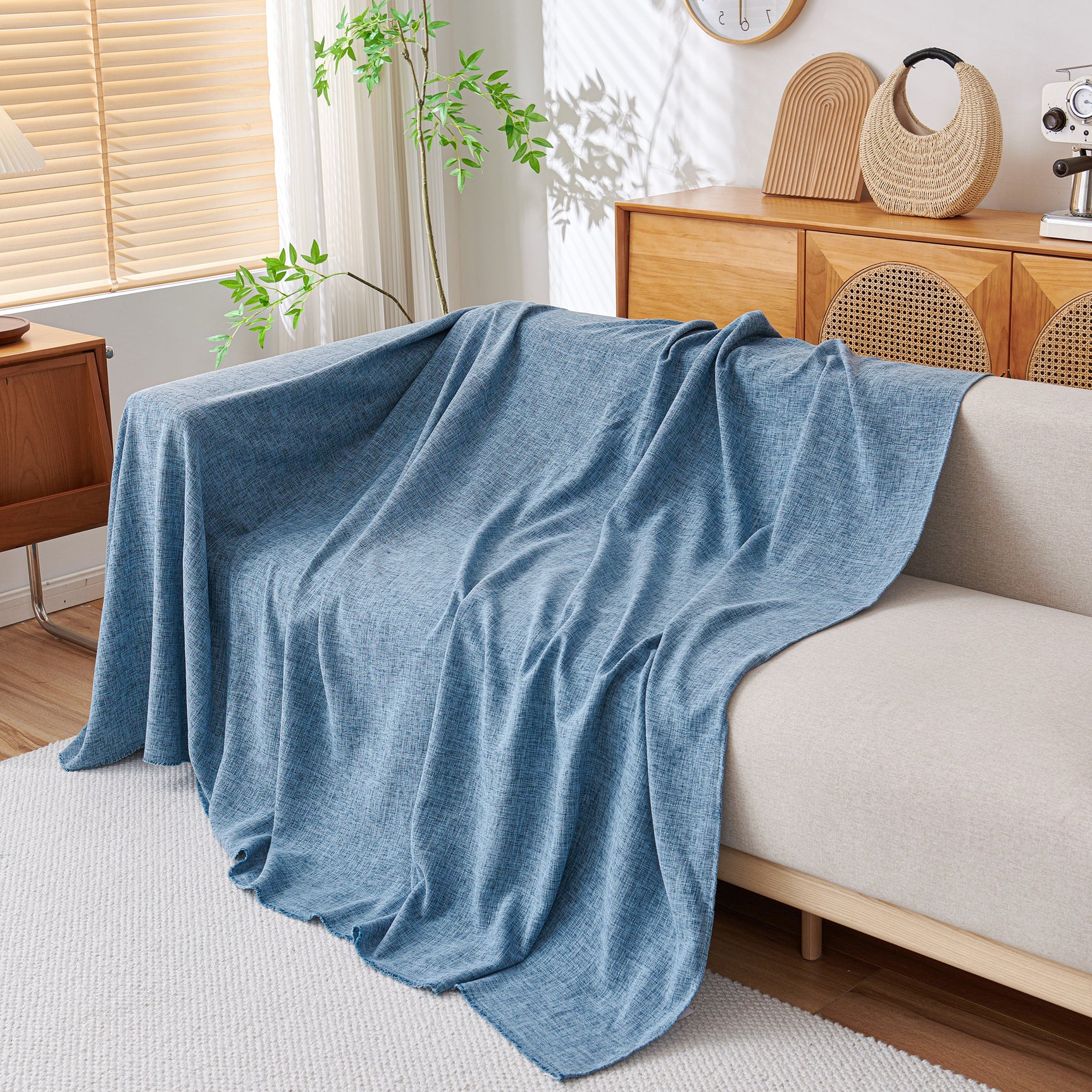 Sofa Slipcovers Cotton Sheet Blanket, Furniture Decor Pet Protector Stylish Throws for Sectional Couch - Ornate Home