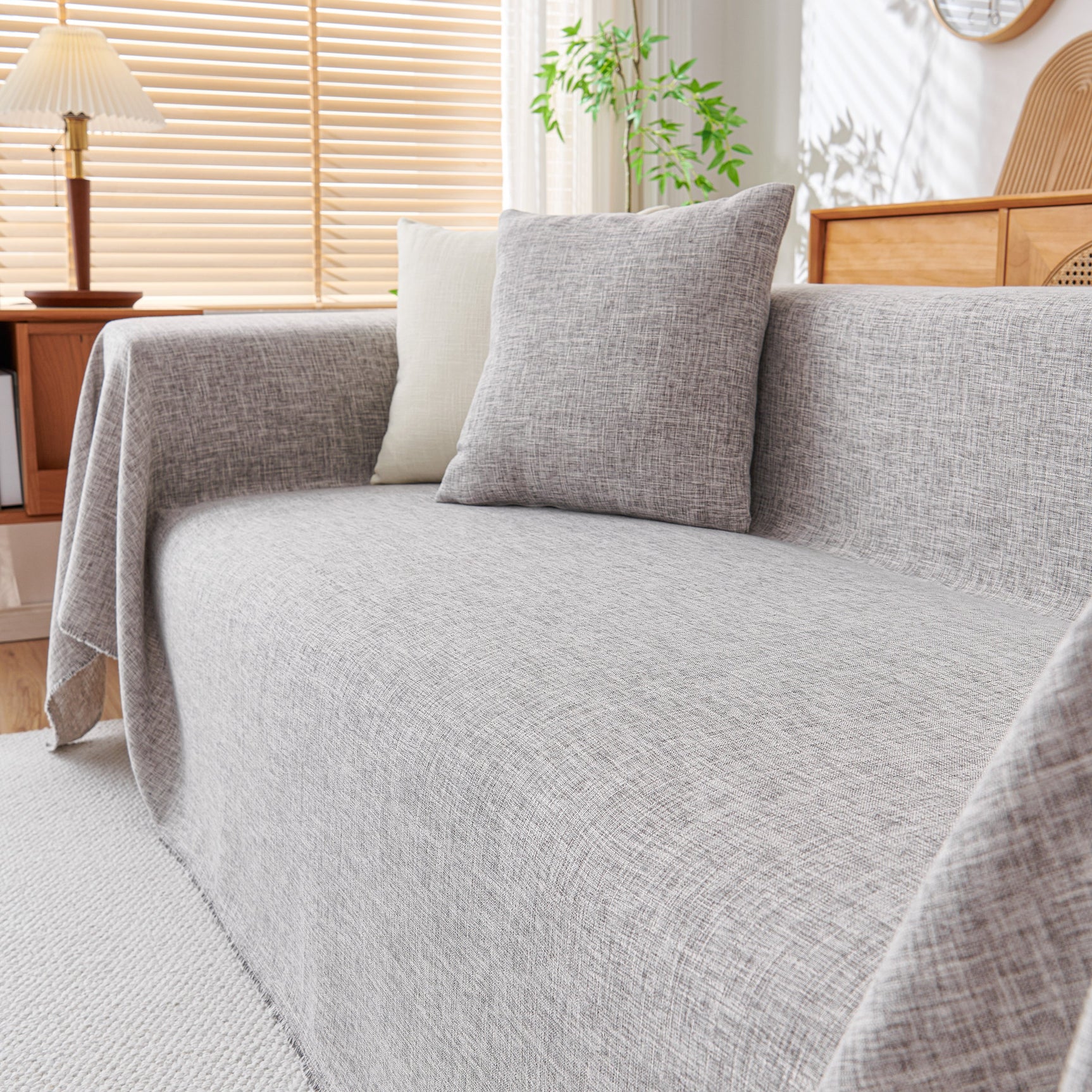 Sofa Slipcovers Cotton Sheet Blanket, Furniture Decor Pet Protector Stylish Throws for Sectional Couch - Ornate Home