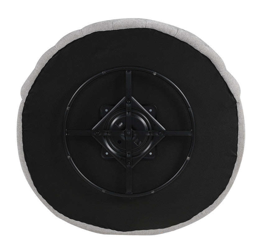 Sofi Light Gray Swivel Chair - Ornate Home