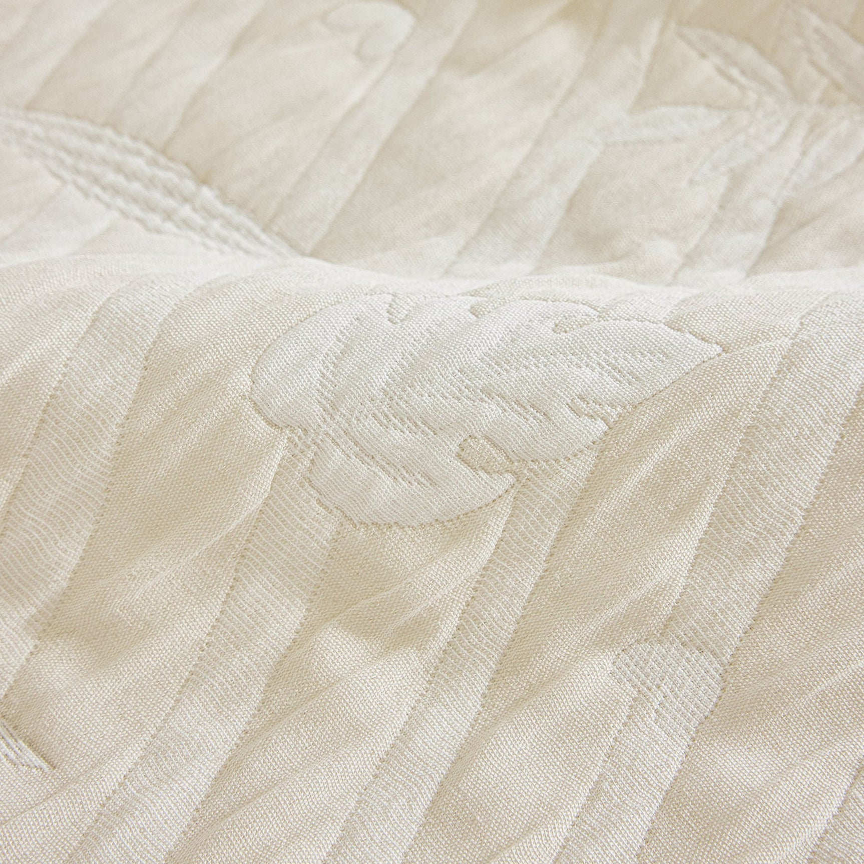 Soft Breathable Sofa Cover Blanket,Botanical Embossed Furniture Protector Throw Cover - Ornate Home