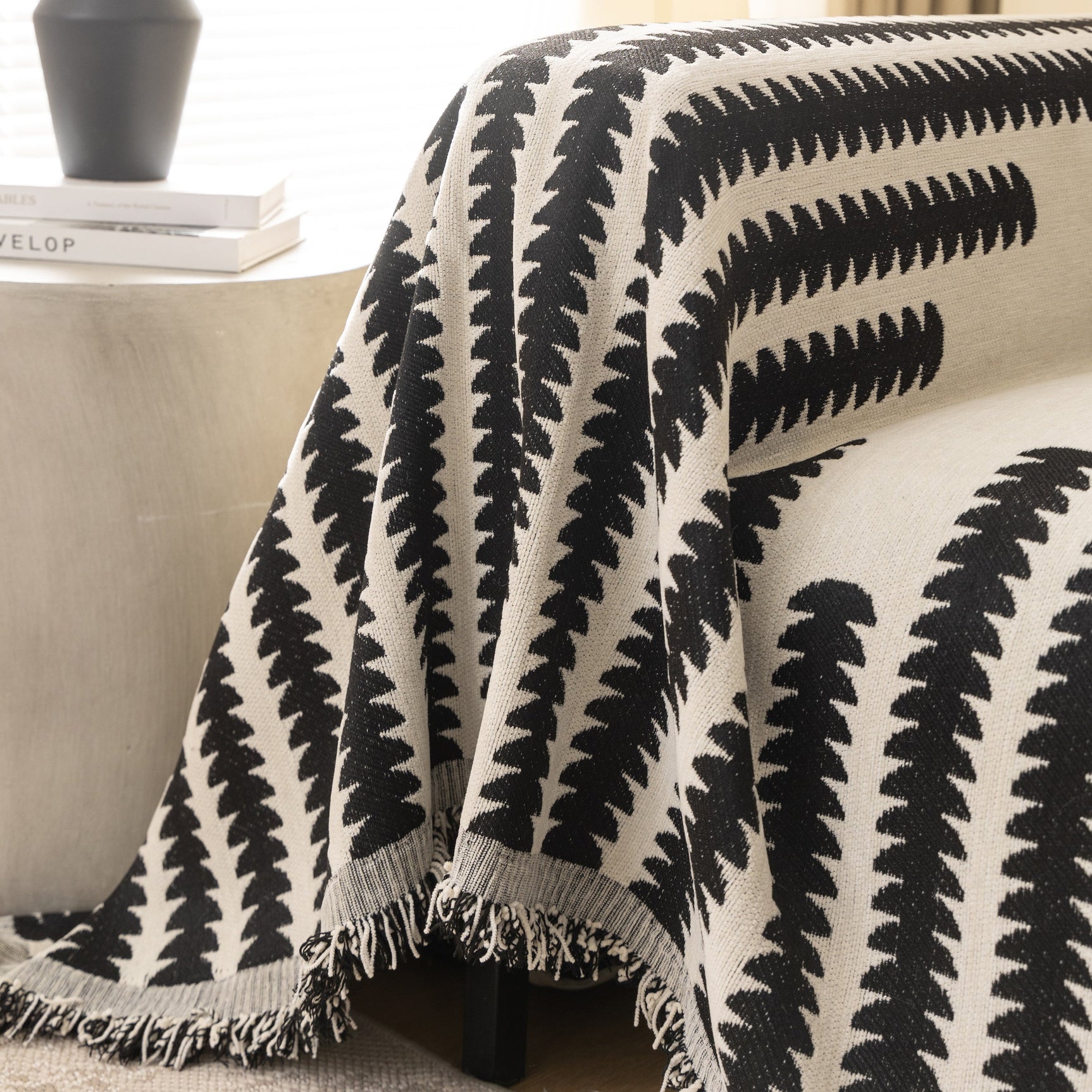 Soft Cozy Chenille Couch Cover Throws for Sofas, Couch Cover Blankets, Corner Sectional Couch Covers - Ornate Home