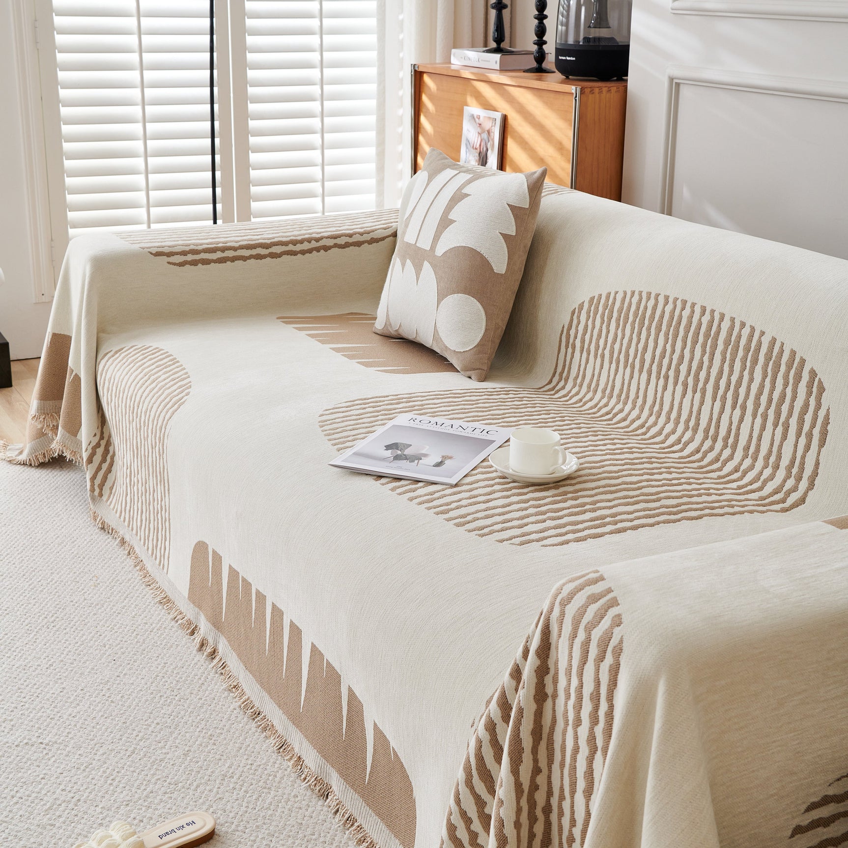 Soft Cozy Chenille Sofa Throw Blanket and Sectional Seat Covers, Scratch Resistant Sofa Couch Covers - Ornate Home