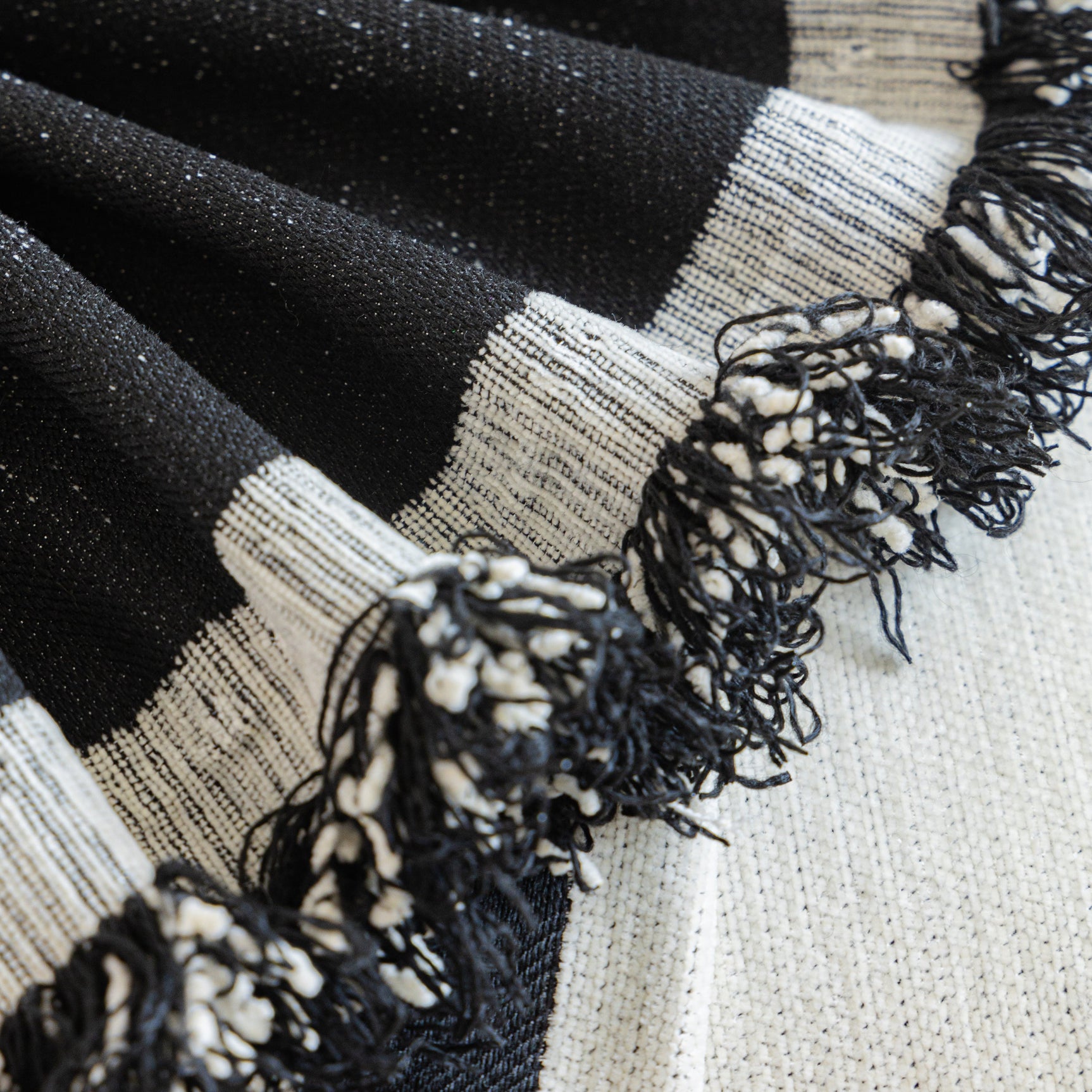 Soft Cozy Chenille Throw Cover for Couch with Tassel Accents, Dustproof Soft Throws for Sofa - Ornate Home