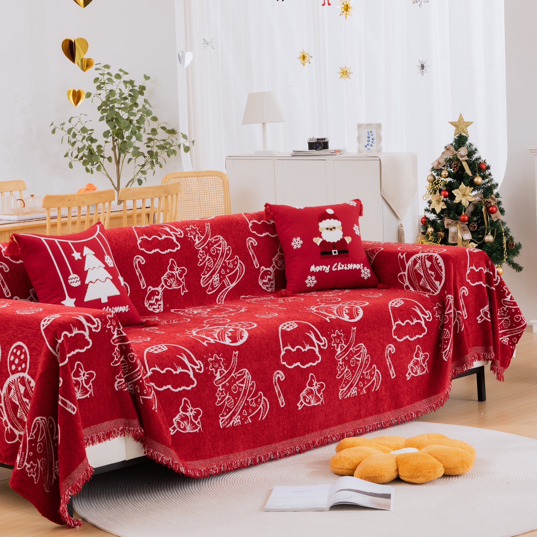 Soft Sofa Cover Chenille Sofa Cover Throw Couch Cover Blanket Throws for Couches - Ornate Home