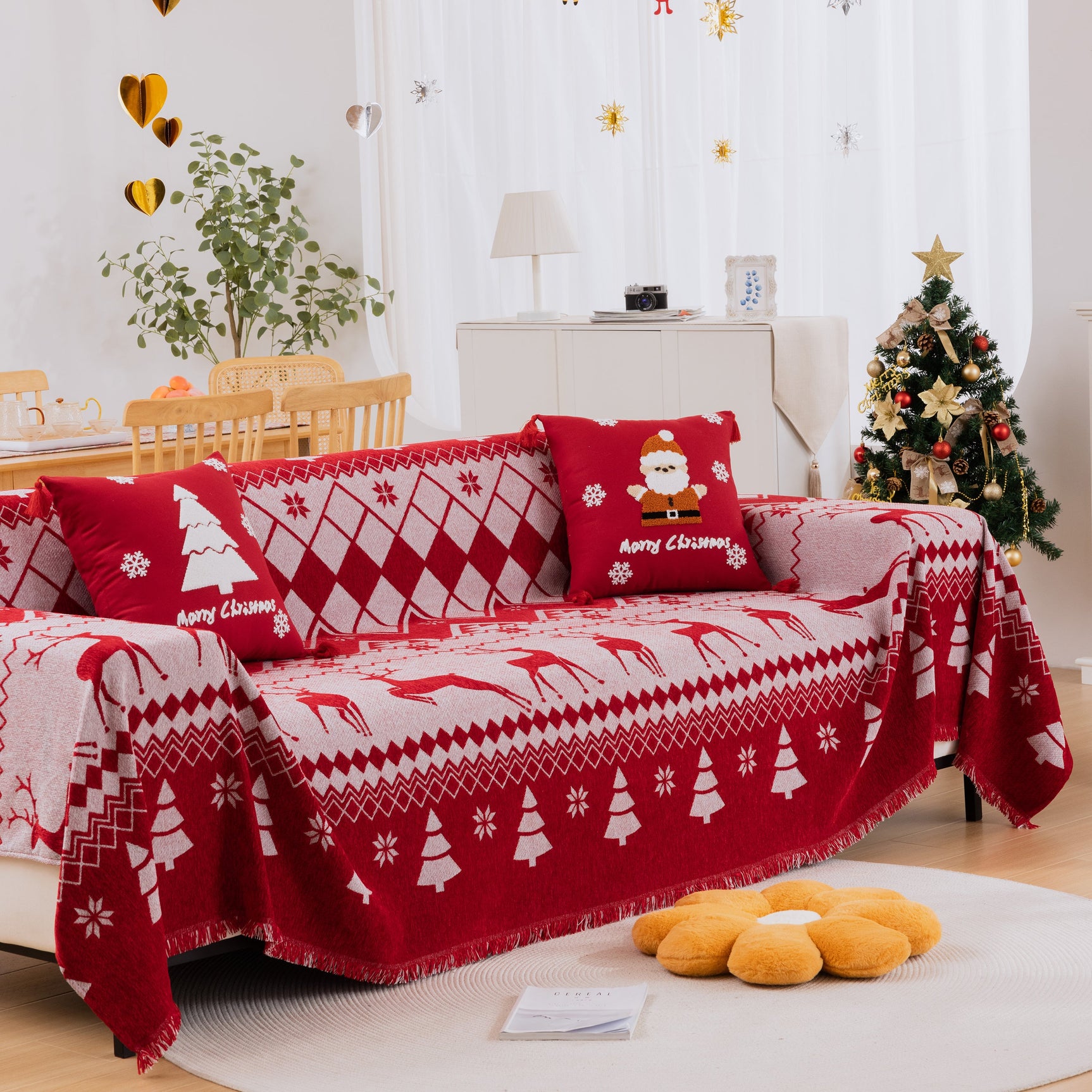 Soft Sofa Cover Chenille Sofa Cover Throw Couch Cover Blanket Throws for Couches - Ornate Home