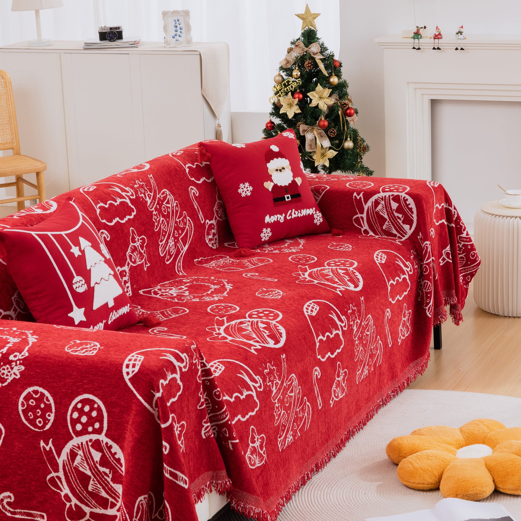 Soft Sofa Cover Chenille Sofa Cover Throw Couch Cover Blanket Throws for Couches - Ornate Home