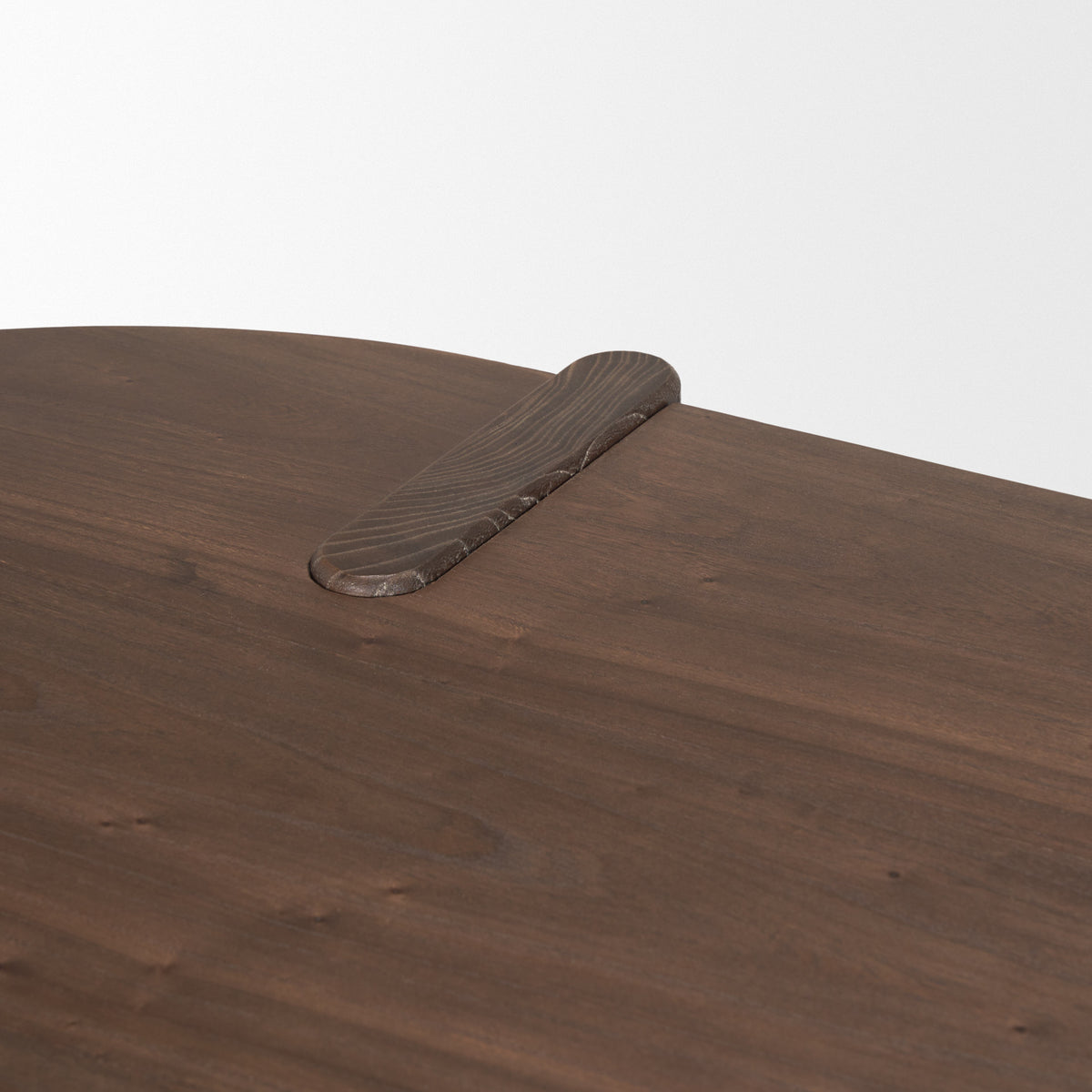 Sohan Dark Brown Elm Wood Oblong Desk - Ornate Home