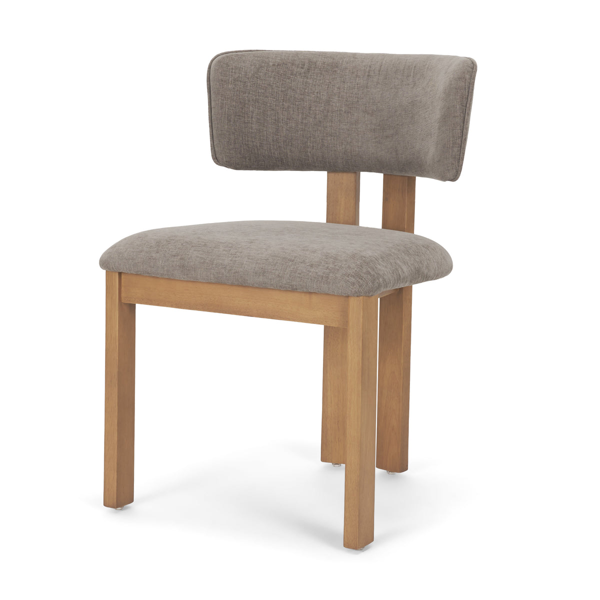 Soho Gray/Brown Open Back Dining Side Chair (Set of 2) - Ornate Home