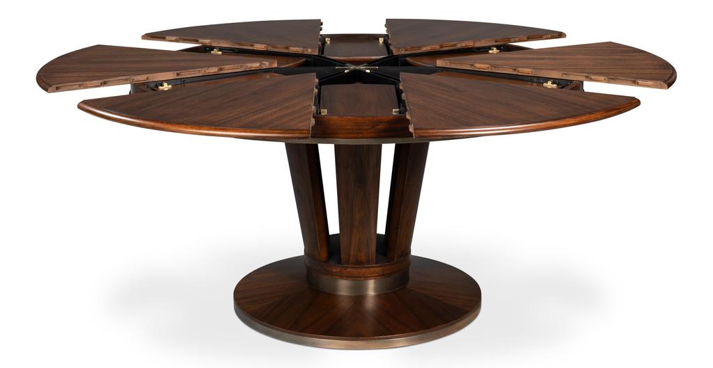 Soho Jupe Brown Large Dining Table - Ornate Home