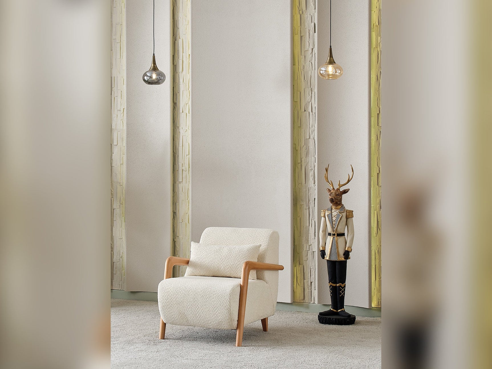 Soho Cream 3-pieces (Sofa & Loveseat & Chair) Living Room Set