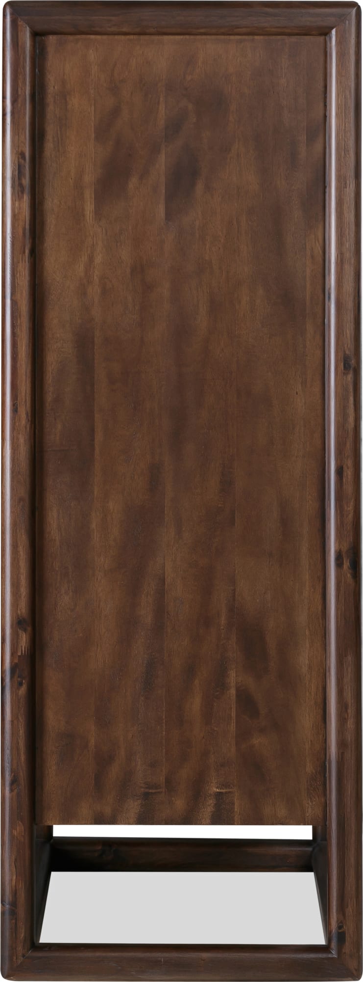 Sol Brown Spice Five Drawer Acacia Wood Chest - Ornate Home