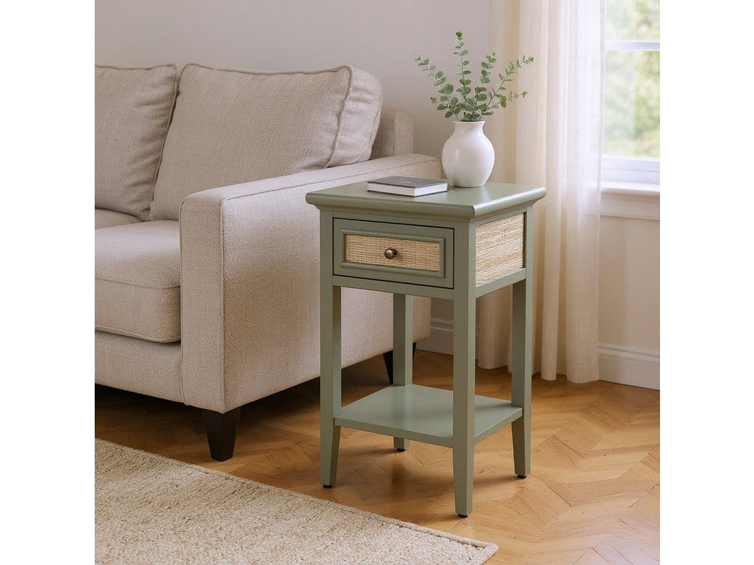 Solace Green/Brown Accent Table - Ornate Home