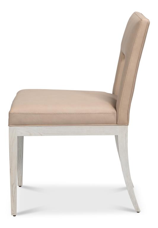 Solace White Chair (Set of 2) - Ornate Home