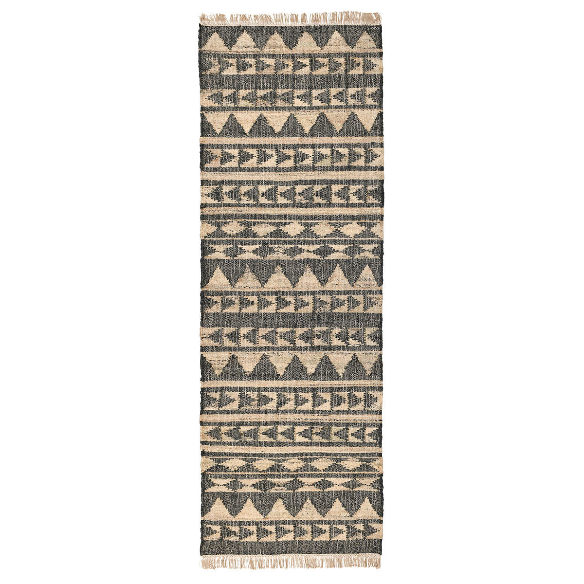 Solana Black Natural Distressed Rug - Ornate Home