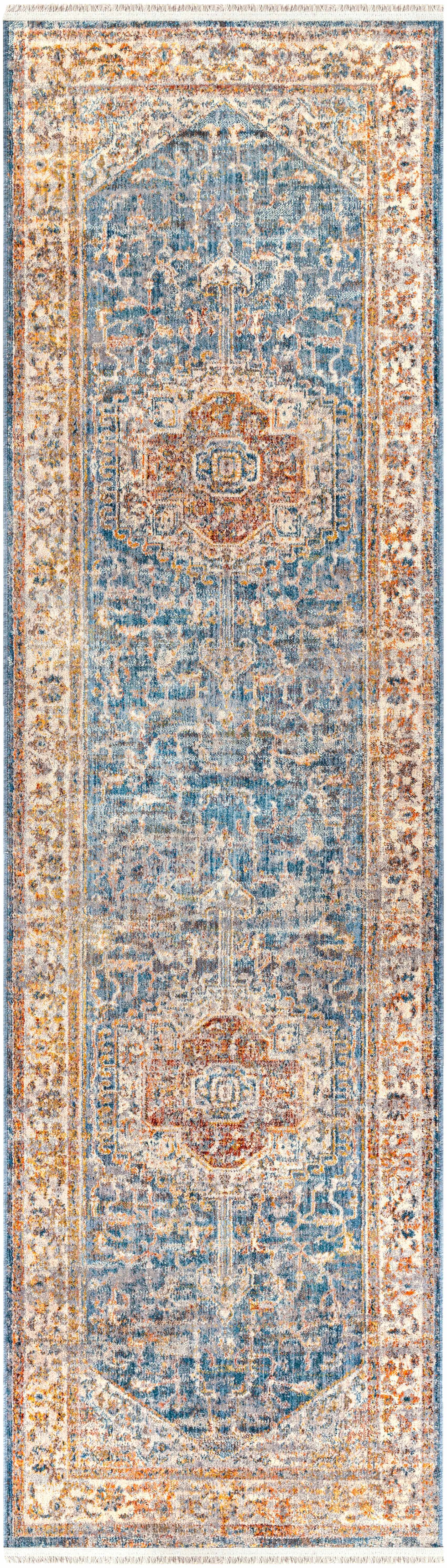 Solana Distressed Medallion Area Carpet - Clearance - Ornate Home