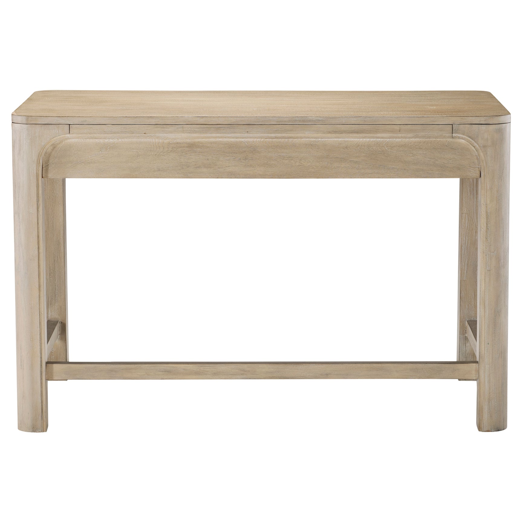 Solano Weathered Mango 2-drawer Makeup Table Vanity Desk - Ornate Home