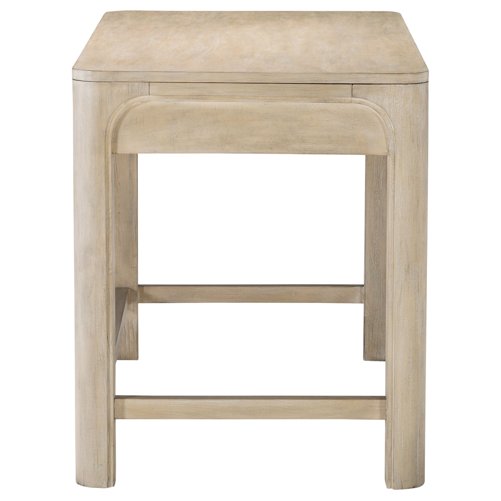 Solano Weathered Mango 2-drawer Makeup Table Vanity Desk - Ornate Home