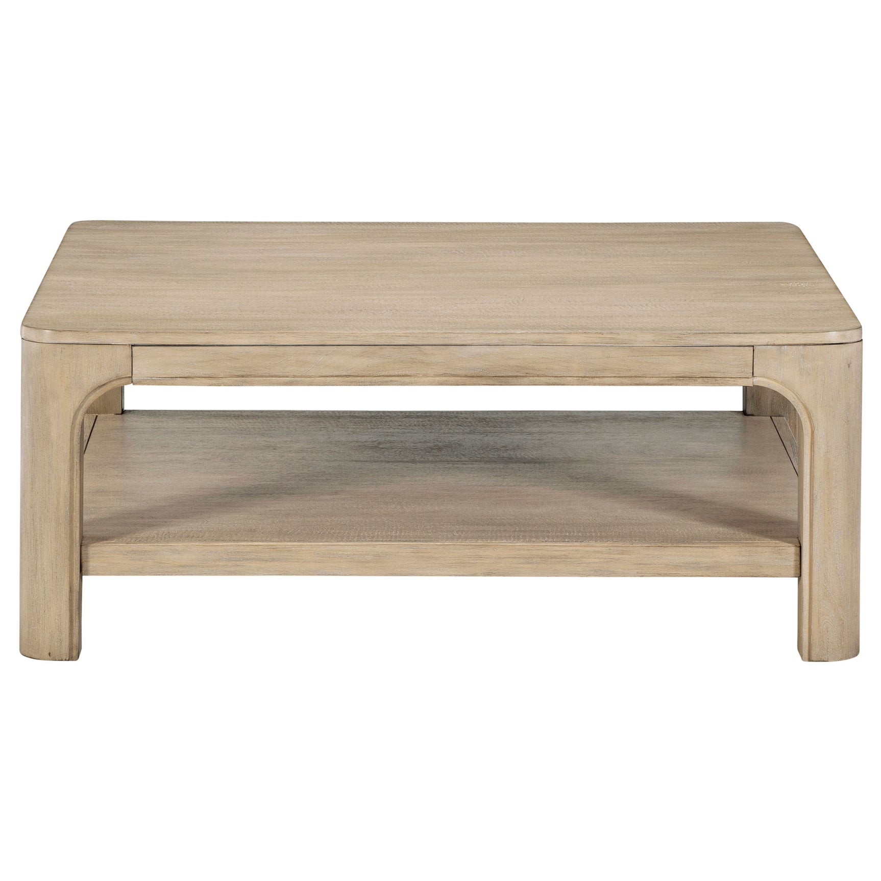 Solano Weathered Mango 2-piece Square Coffee Table Set - Ornate Home